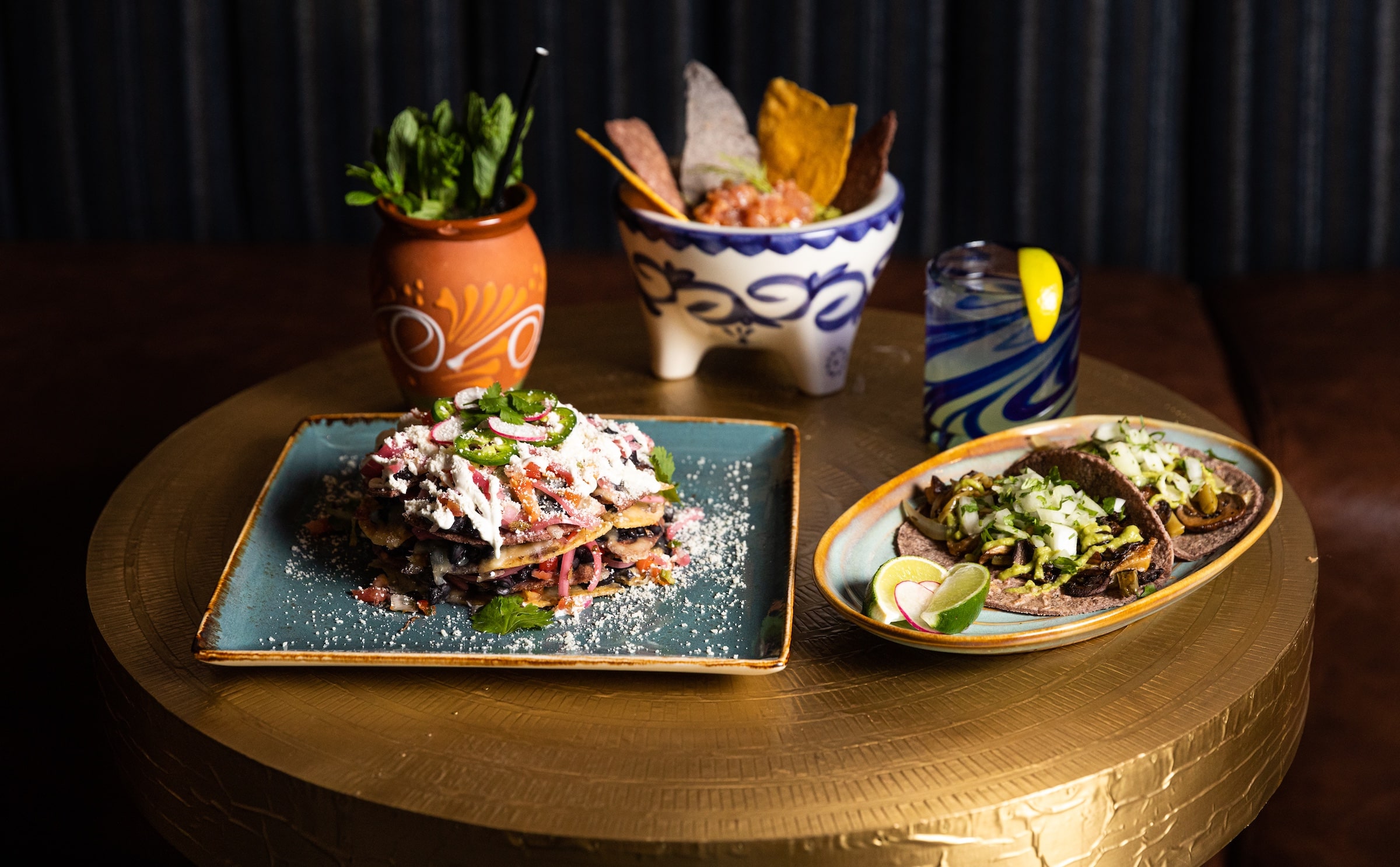 Delicious food prepared by masa agave at Hotel Ivy