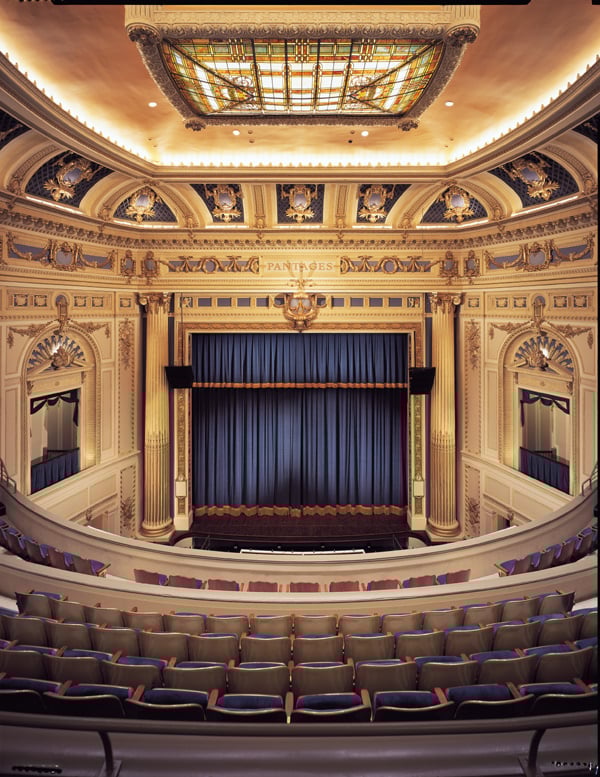 Stage view of the Pantages