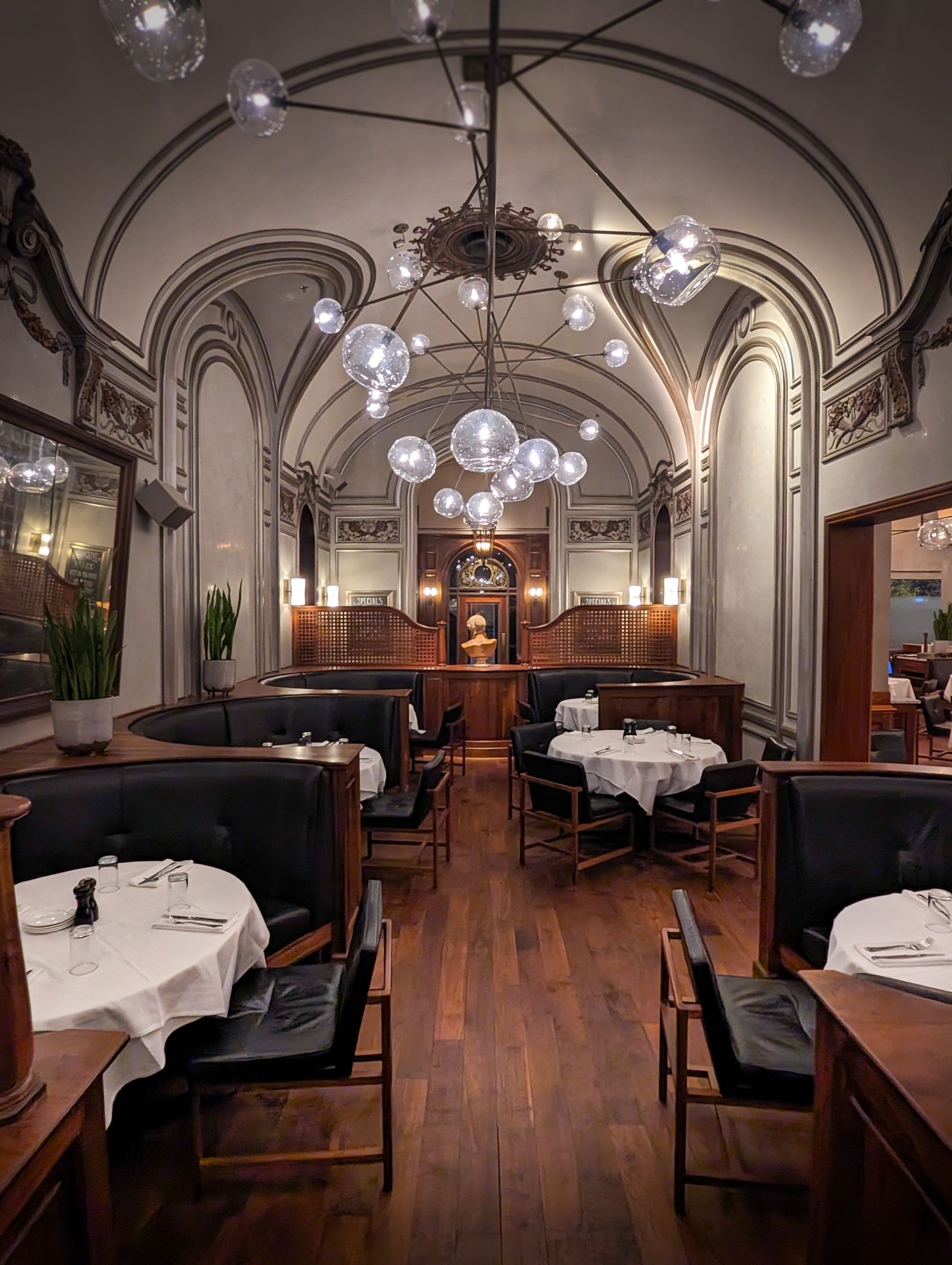 Interior of Zelo Restaurant